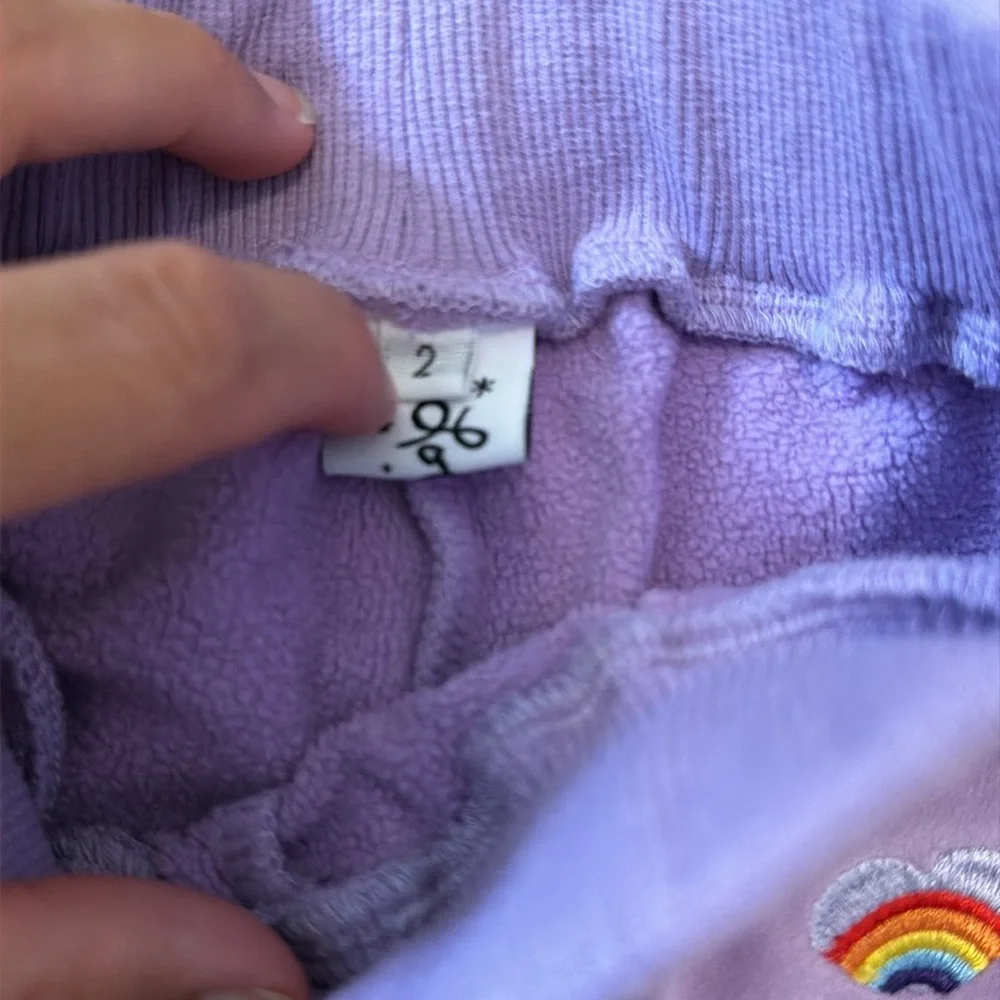 Lola and the boys rainbow heart sweat suit